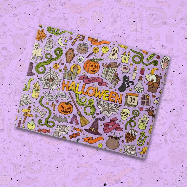 Süßes Halloween-Doodle-Muster (Von Creator hochgeladen)