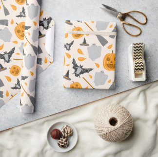 Süßes Halloween-Geschenkpapier Geschenkpapier