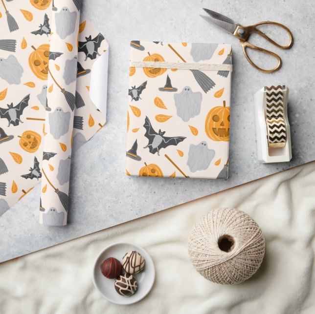 Süßes Halloween-Geschenkpapier  Geschenkpapier (Kunsthandwerk)