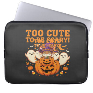 Süßes Halloween Hamster Kürbis Geist Design_1 Laptopschutzhülle