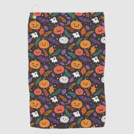 Süßes Halloween-Magie-Muster Golfhandtuch