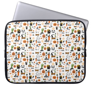 Süßes Halloween-Muster Laptop Laptopschutzhülle