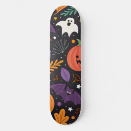 Süßes Halloween-Muster mit magischer Note Skateboard