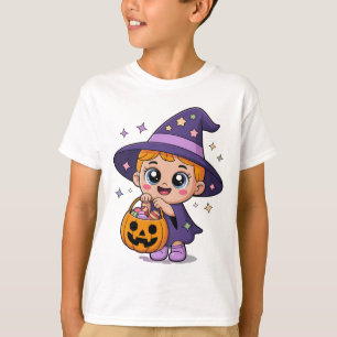 Süßes Halloween T-Shirt für Kinder   Kawaii Hallow