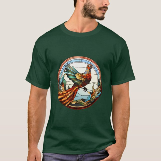 Süßes Hartglas Golden Pheasant T-Shirt (Vorderseite)