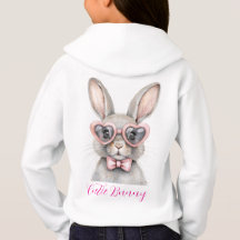 Süßes Häschen-Mädchen-T-Shirt | Kawaii-Kaninchen-G