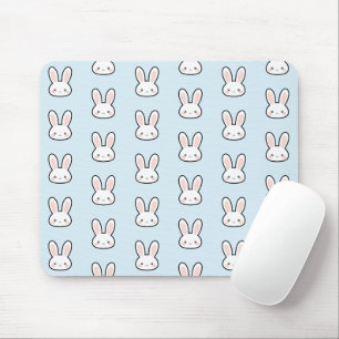 Süßes Hasengesicht-Hasenmuster Mousepad