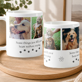 Süßes Haustier-Hund-Zitat Benutzerdefinierte Foto- Kaffeetasse