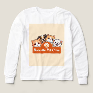 Süßes Haustier Katzen Liebhaber Design T-Shirt