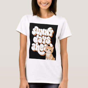 Süßes Haustier Katzenliebhaber Design T-Shirt