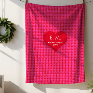 Süßes Herz-Design Valentinsgeschenk-Decke Sherpadecke