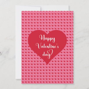 Süßes Herz Happy Valentinstag Karte