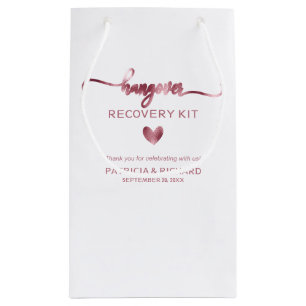Süßes Herz Kalligrafie Hochzeits-Hangover-Kit Klei Kleine Geschenktüte