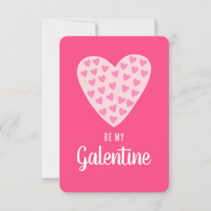 Süßes Herz "Sei meine Galentine" personalisierter Mitteilungskarte