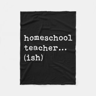Süßes Homeschool-Lehrer-Meme Männer Frauen Fleecedecke