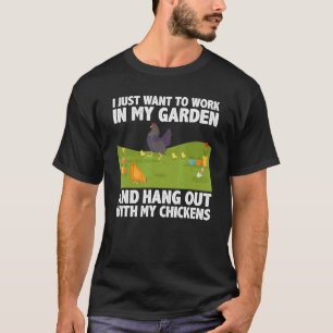 Süßes Huhn Für Männer Frauen Gartenarbeit Landwirt T-Shirt