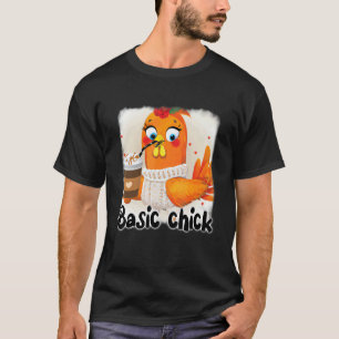 Süßes Hühnerküken Henne Hahn Bauernhof Herbst Ernt T-Shirt