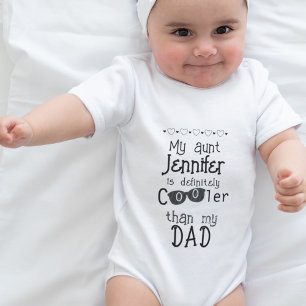 Süßes Humorvolles neues Neffe Nichte Geschenk von Baby Strampler