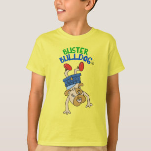 Süßes Hundeillustrations-T-Shirt für Kinder mit ni T-Shirt