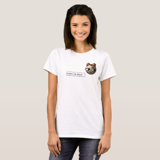 Süßes illustriertes Charakter-T-Shirt - Lass mich T-Shirt