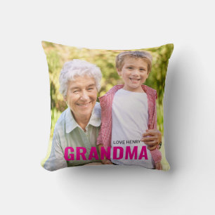 Süßes individuelles Fotogeschenk OMA Geschenk Kissen