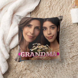Süßes individuelles Fotogeschenk Oma Opa Geschenk Kissen