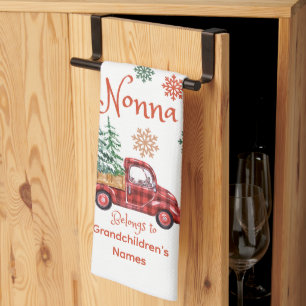 Süßes individuelles Geschenk für Nonna Geschirrtuch
