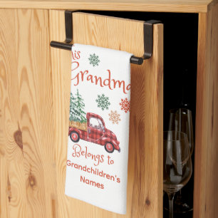 Süßes individuelles Oma-Geschenk Geschirrtuch