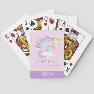 Süßes individuelles personalisiertes magisches Reg Spielkarten
