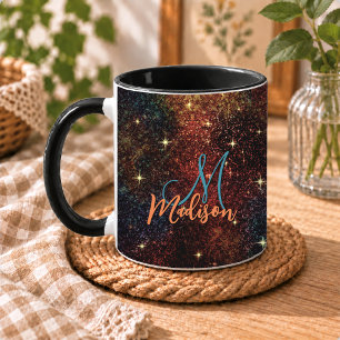 Süßes, irisierendes, farbenfrohes, falsches Glitte Tasse