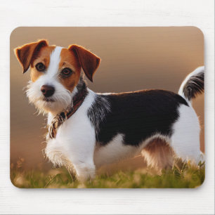 Süßes Jack-Russel-Terrier-Hund-Foto Mousepad
