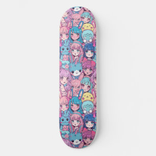Süßes japanisches Anime-Mädchen-Muster-Skateboard Skateboard