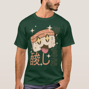 Süßes japanisches Sushi-Essen Japan Niedliches Gra T-Shirt
