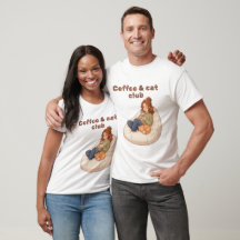 Süßes Kaffee- & Katzenclub-Design