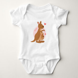 Süßes Känguru-Baby-Joey Baby Strampler
