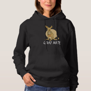 Süßes Känguru G'day Kumpel Kängurus Australien Out Hoodie