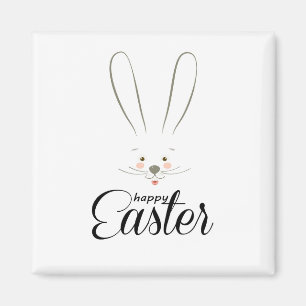 SÜßES KANINCHEN FROHE OSTERN FEIER Trendy Magnet
