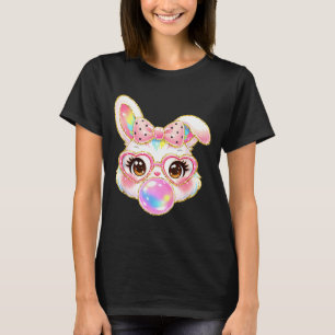 Süßes Kaninchen-Gesicht für Frauen Mädchen Kinder  T-Shirt