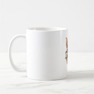 Süßes Kaninchen-Hasen-Gesicht Leopard-Brille Mädch Kaffeetasse