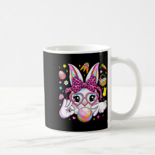 Süßes Kaninchen-Hasen-Gesicht Leopard Kokette Boge Kaffeetasse