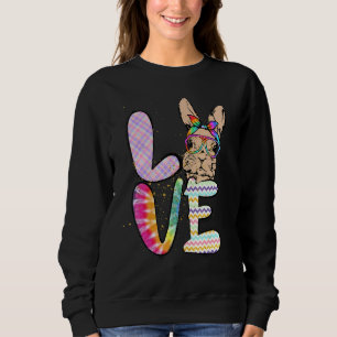 Süßes Kaninchen Kaninchen liebt dich Christliches  Sweatshirt