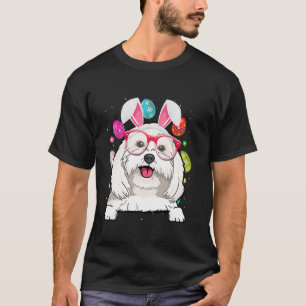 Süßes Kaninchen Malteser Hundegesicht Ostereier Os T-Shirt