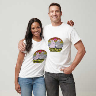 Süßes Kaninchen-Paar T-Shirt