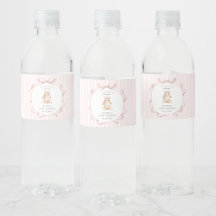 Süßes Kaninchen, rosa Schleife, rosa Streifen, Bab