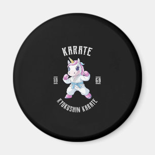 Süßes Karate-Einhorn-Kampfsport - Karate Einhorn Magnet