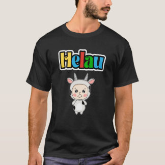 Süßes Karneval-Tier Meenz Helau Party-Kuh T-Shirt
