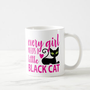 Süßes Kätzchen Katzenmutter Halloween Schwarze Kat Kaffeetasse