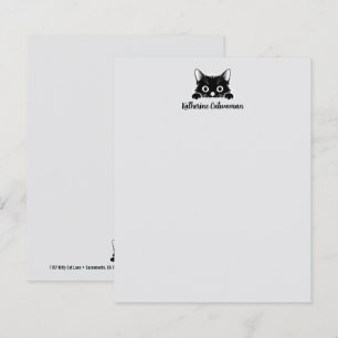 Süßes Kätzchen Minimalistisches Design - KATZE 1