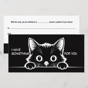 Süßes Kätzchen Minimalistisches Design - KATZE 1