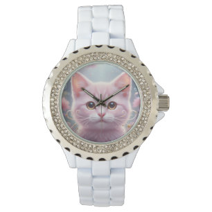 Süßes Kätzchen - Whimsical Armbanduhr